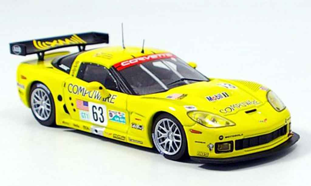 Chevrolet Corvette C6 1/43 IXO C6 R No.63 Le Mans 2006 modelauto