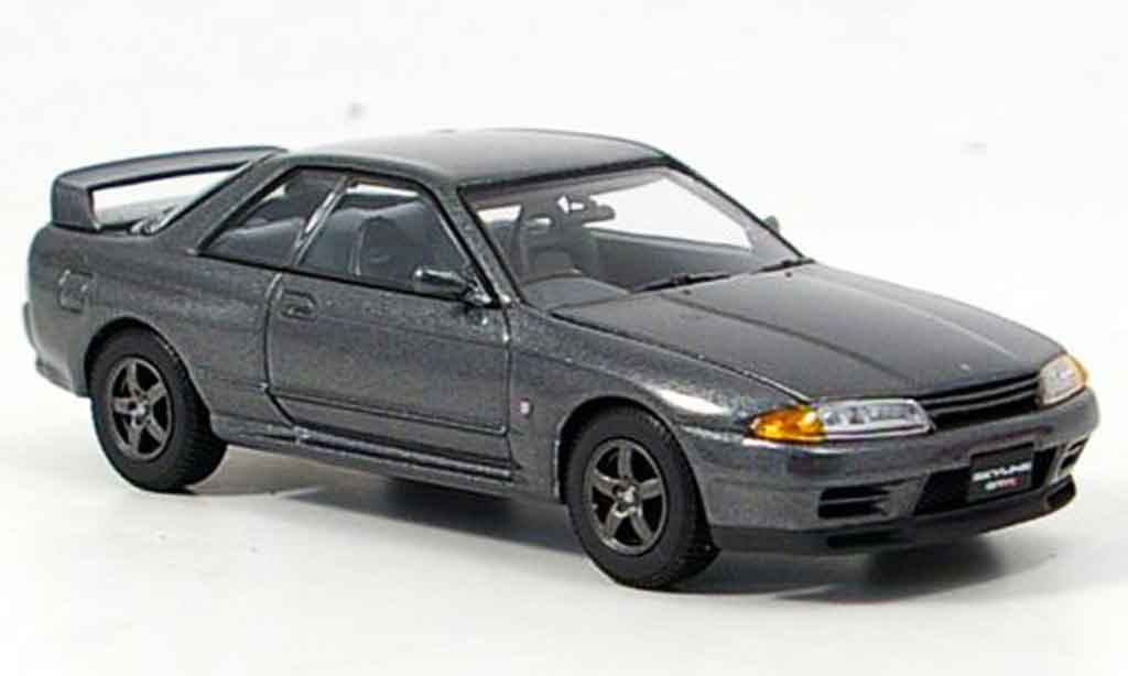 Nissan Skyline R32 1/43 Kyosho R32 GTR grijs modelauto