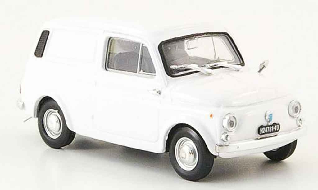 Autobianchi Furgoncino 1/43 Brumm 500 wit 1972 modelauto