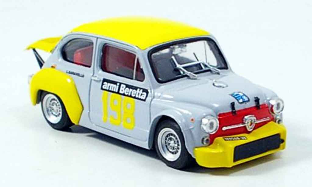 Fiat Abarth 1000 1/43 Brumm No.198 Scuderia Brescia 1972 modelauto