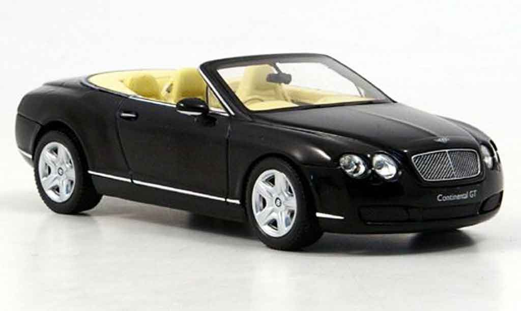 Bentley Continental GTC 1/43 Minichamps GTC zwart 2006 modelauto