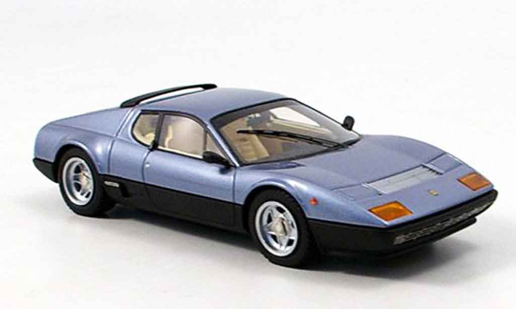 Ferrari 512 BB 1/43 Look Smart BB blauw zwart modelauto