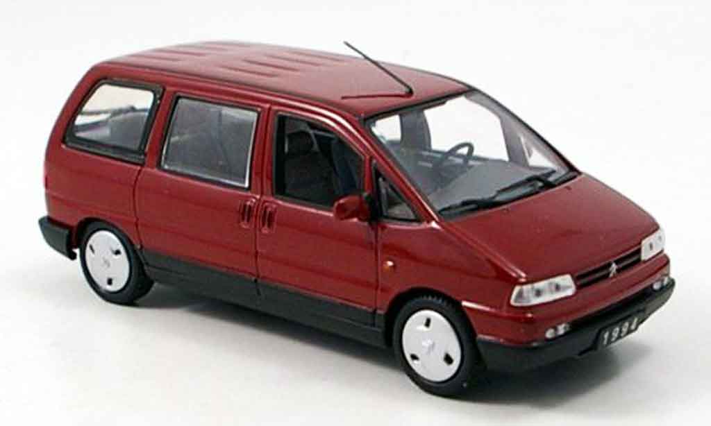 Citroen Evasion 1/43 Eagle rood 1994 modelauto