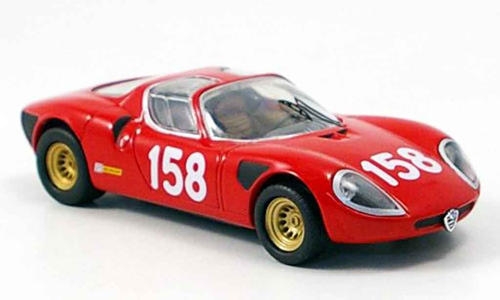 Alfa Romeo 33.2 1967 1/43 M4 1967 no. 158 a.fischhaber friburg modelauto