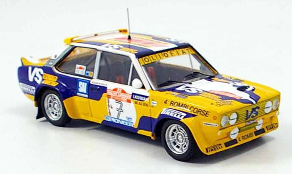Fiat 131 1/43 Trofeu Abarth Kivimaki Rally San Remo 1980 modelauto