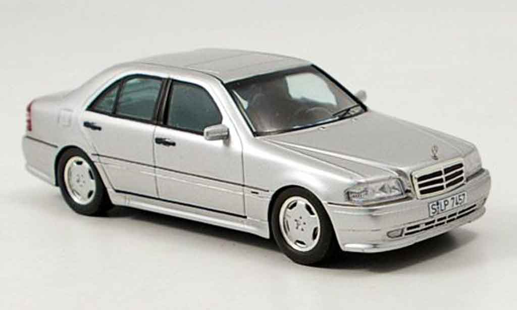 Mercedes Classe C 1/43 Spark C36 AMG (W202) grijs metallic modelauto