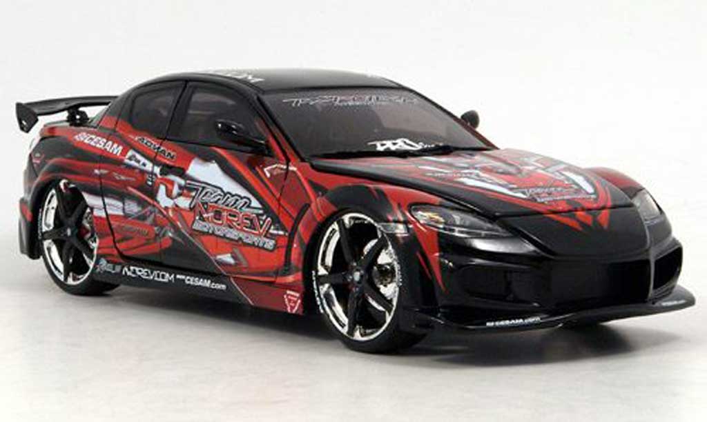 Mazda RX8 1/18 Norev team norev tuning 2007 modelauto