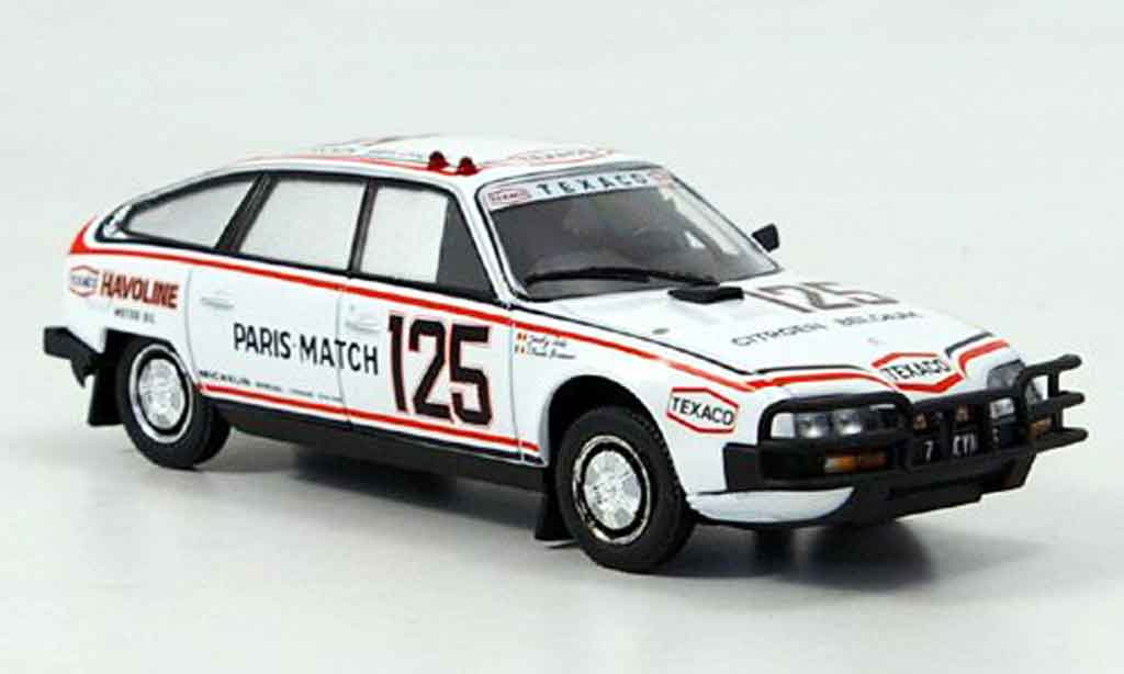 Citroen CX 1/43 Norev 2400 gti rallye dakar 1981 modelauto