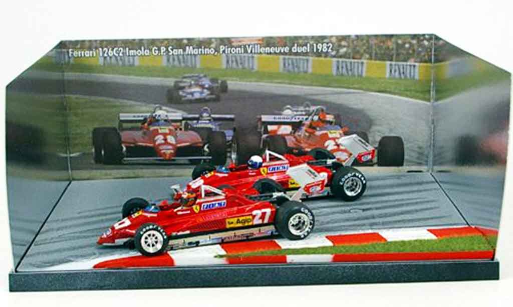 Ferrari 126 1981 1/43 Brumm 1981 CK turbo villeneuve pironi duell modelauto