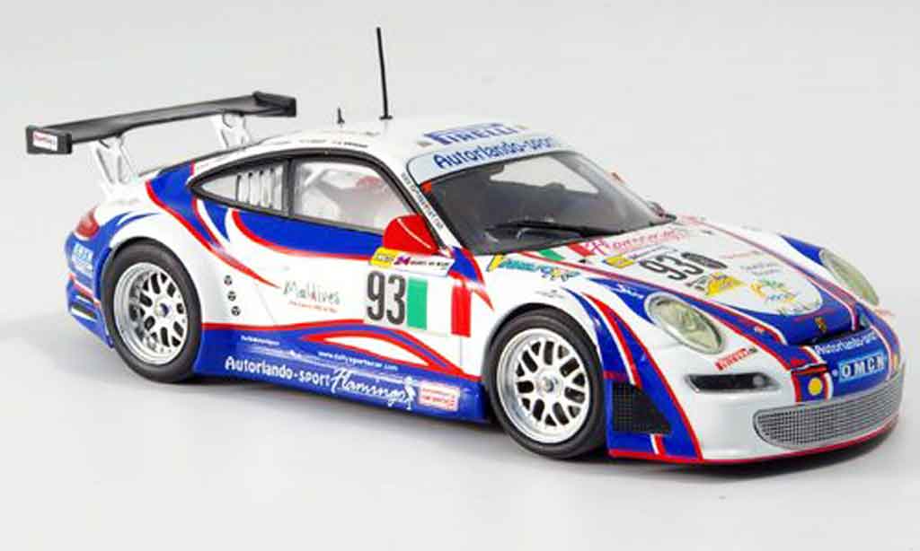 Porsche 997 GT3 RSR 1/43 Minichamps GT3 RSR 2007 Autorlando Le Mans modelauto