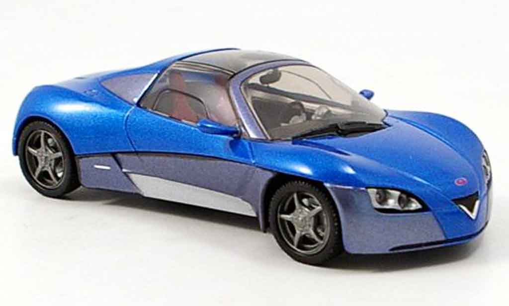 Venturi Fetish 1/43 Norev blauw grijs concept modelauto