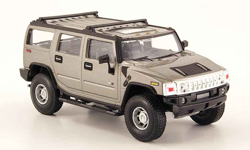 Hummer H2 1/43 Cararama grijs modelauto