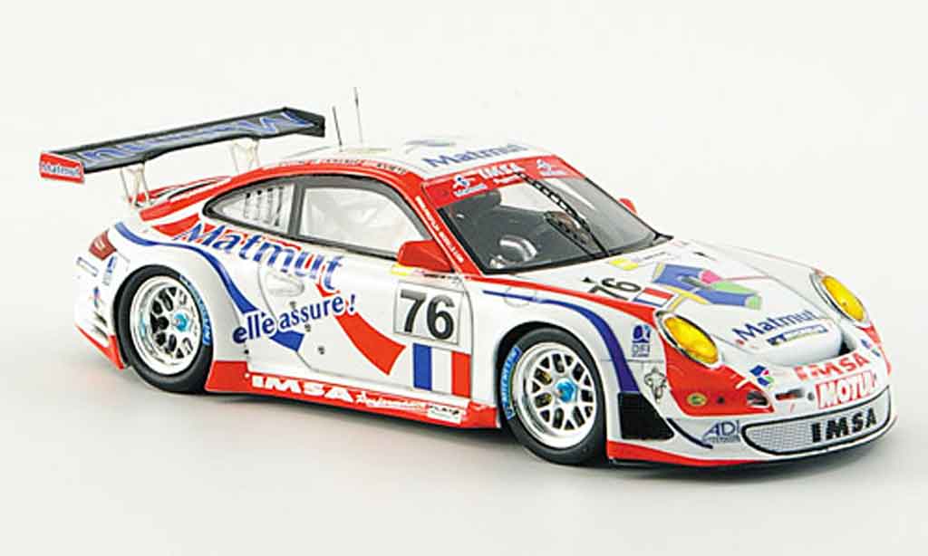 Porsche 997 GT3 RSR 1/43 Spark GT3 RSR 2007 IMSA Performance No.76 Le Mans modelauto