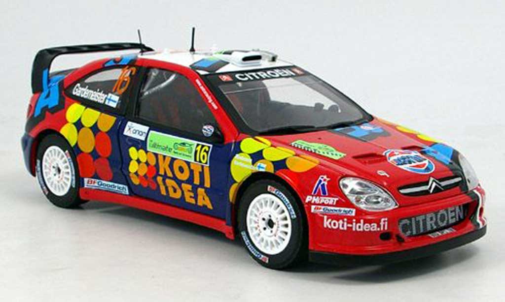 Citroen Xsara WRC 2006 1/18 Sun Star WRC 2006 no.16 gardemeister modelauto