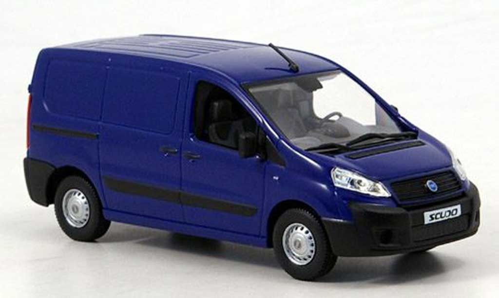 Fiat Scudo 1/43 Norev bestelwagen blauw 2006 modelauto