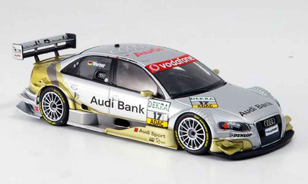 Audi A4 DTM 1/43 Minichamps DTM Werner Sport Team 2007 modelauto