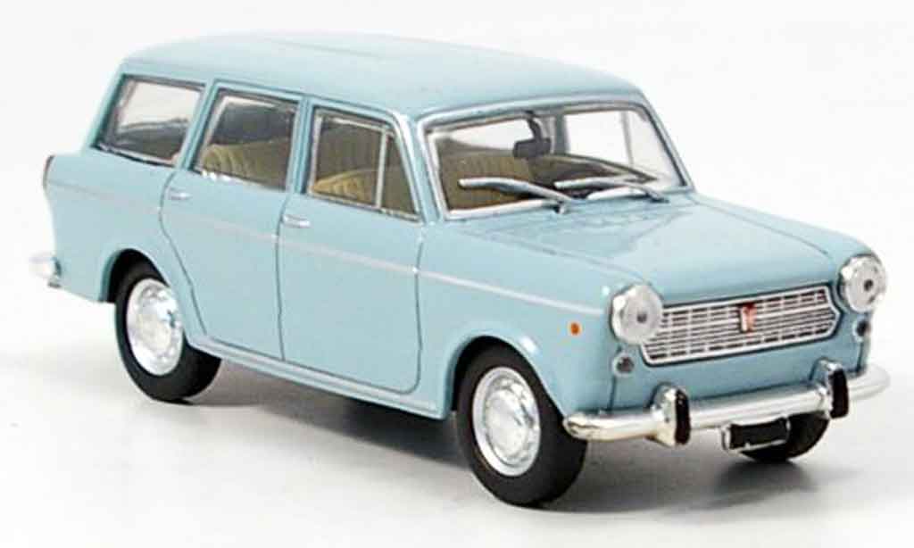 Fiat 1100 1966 1/43 Starline 1966 R Familiare blauw 1966 modelauto