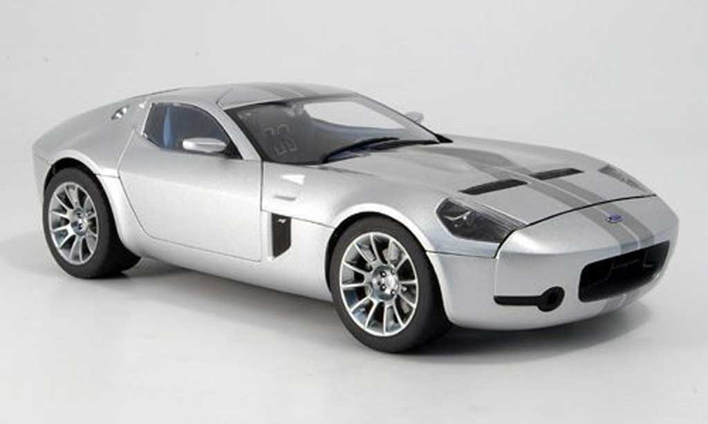 Shelby GR-1 1/18 Autoart concept grijs avec bandes grijss modelauto