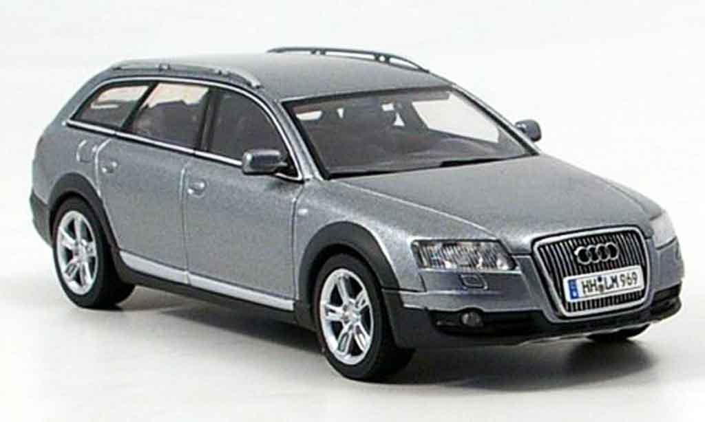 Audi A6 Allroad 1/43 Autoart Allroad quattro grijs metallic modelauto