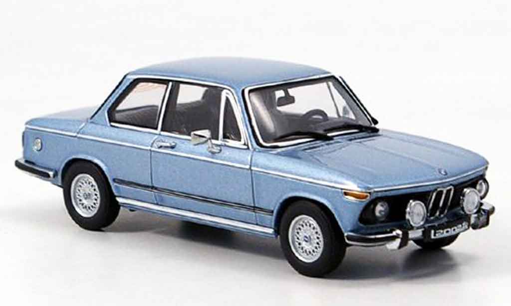 Bmw 2002 Tii 1/43 Autoart Tii tii L blauw 1974 modelauto
