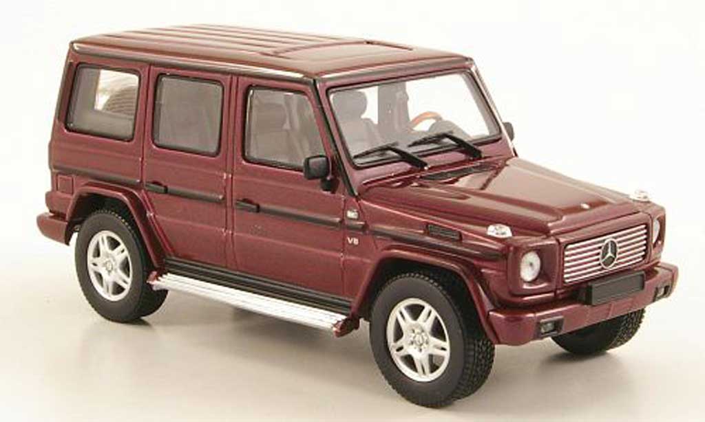 Mercedes Classe G 1/43 Autoart rood LWB / 5-portes modelauto