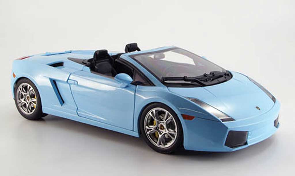 Lamborghini Gallardo Spyder 1/18 Norev Spyder blauw 2006 modelauto