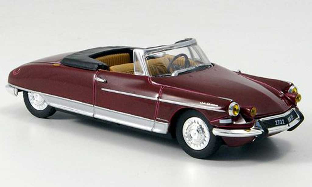Citroen DS 19 1/43 Norev 19 Chapron rood Le Caddy 1963 modelauto