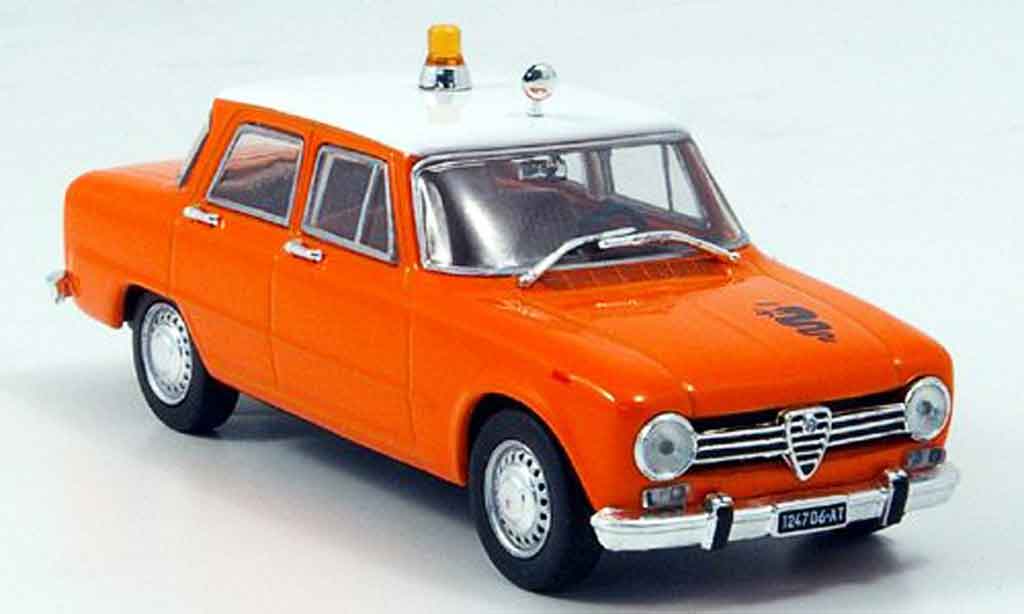 Alfa Romeo Giulia 1300 1/43 Norev 1300 ti secours routier 1969 modelauto