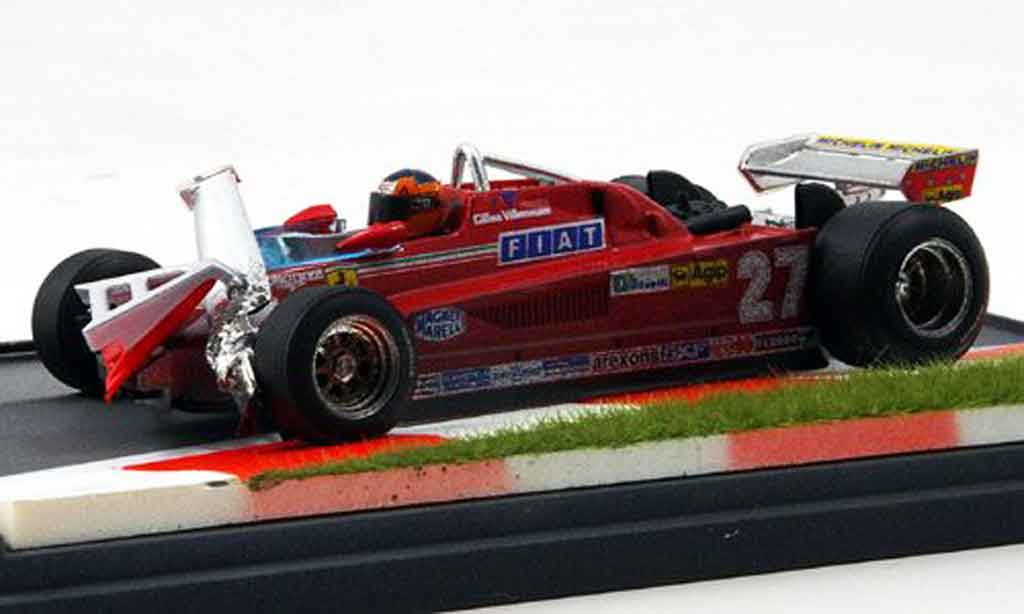 Ferrari 126 1981 1/43 Brumm 1981 CK turbo villeneuve gp kanada modelauto