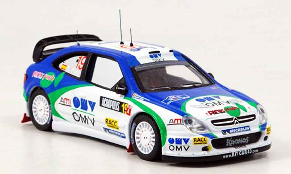 Citroen Xsara WRC 2005 1/43 IXO WRC 2005 no.19 pons del barrio rallye acropolis modelauto