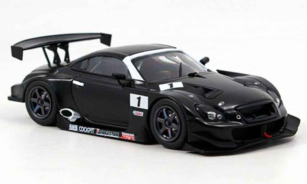 Lexus SC 430 1/43 Ebbro 430 Test Car No.1 zwart 2006 modelauto