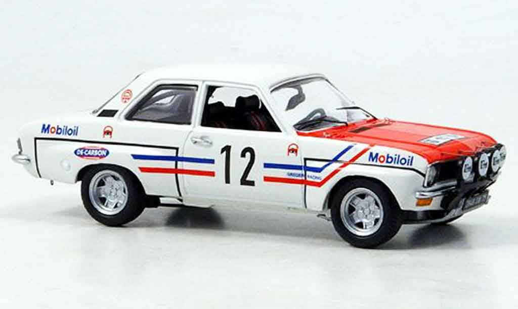 Opel Ascona A 1/43 Schuco A rallye no.12 greder racing modelauto