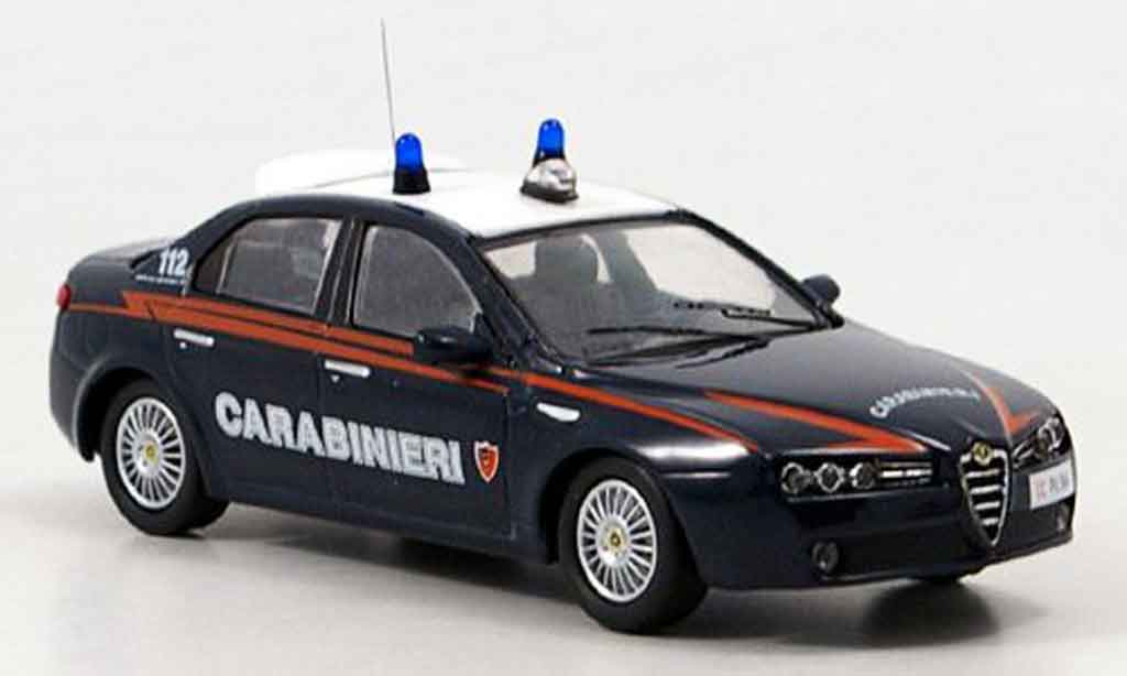 Alfa Romeo 159 1/43 M4 carabinieri 2007 modelauto