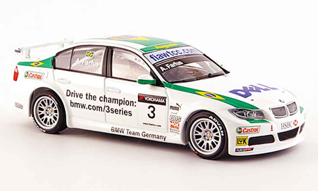Bmw 320 WTCC 1/43 Minichamps WTCC Farfus Team Germany WTCC 2007 modelauto