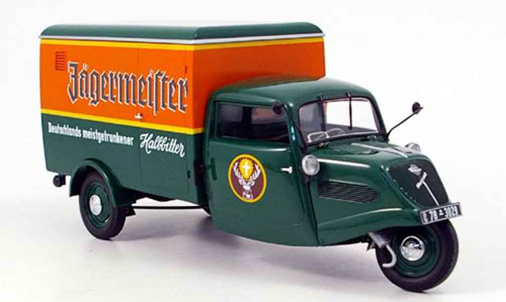 Tempo Hanseat 1/18 Minichamps kasten jagermeister linkslenker (lhd) 1952 modelauto