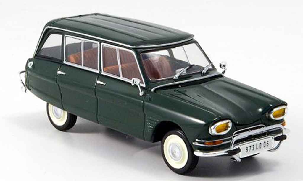 Citroen Ami 6 1/43 Minichamps stationwagen grun 1967 modelauto