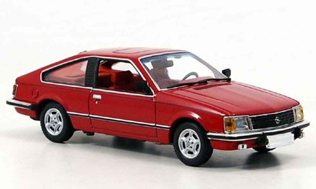 Opel Monza 1/43 Minichamps rood 1980 modelauto