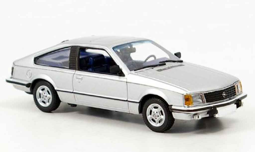 Opel Monza 1/43 Minichamps grijs metallic 1980 modelauto