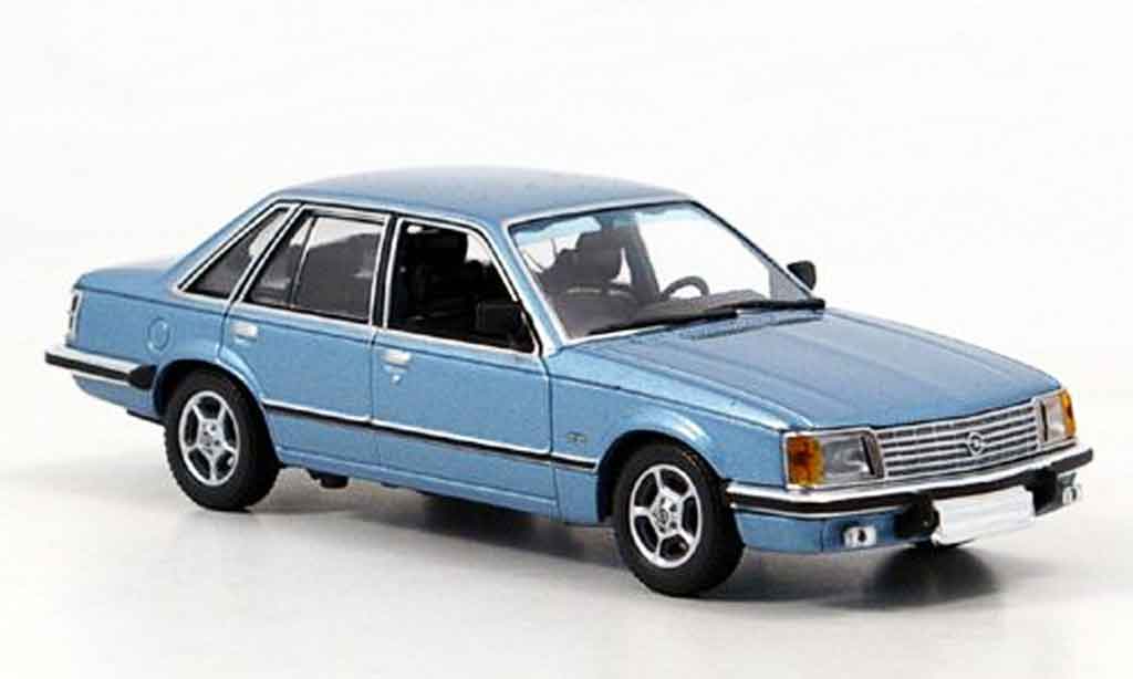 Opel Senator 1/43 Minichamps blauw 1980 modelauto