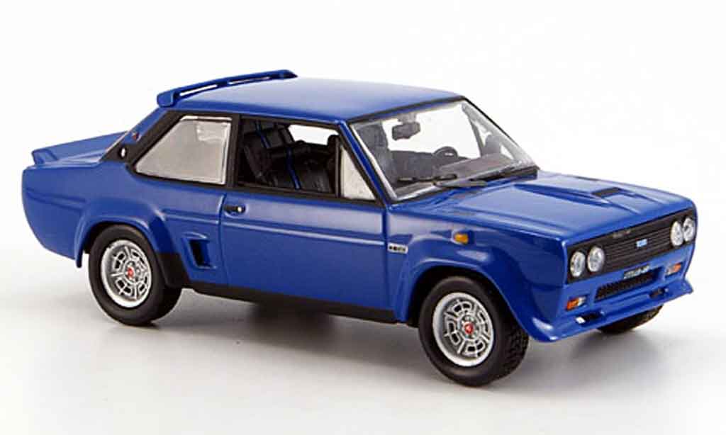 Fiat 131 1/43 Norev Abarth blauw 1976 modelauto