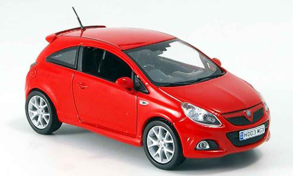Opel Corsa 1/43 Norev VXR rood 2007 modelauto