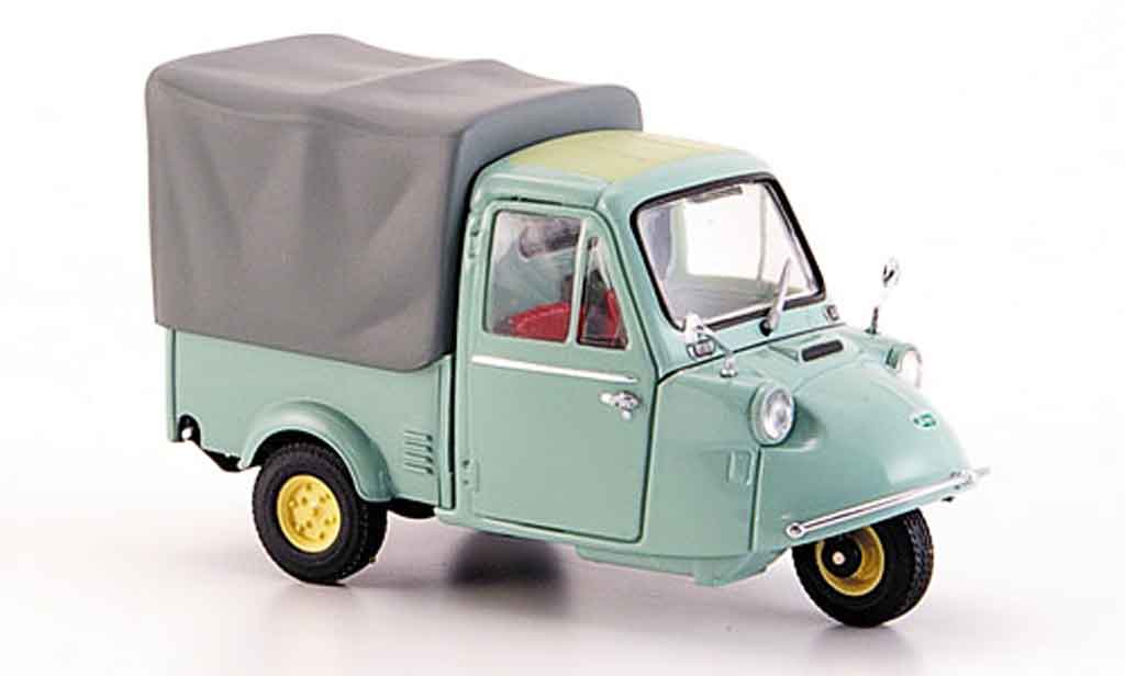 Daihatsu Midget 1/43 Ebbro MP blauw grijs avec Plane 1959 modelauto