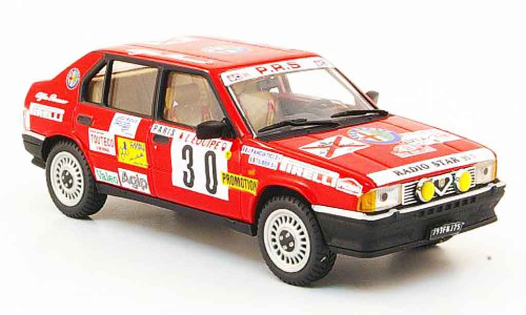 Alfa Romeo 33 1/43 Pego no.30 rallye monte carlo 1986 modelauto