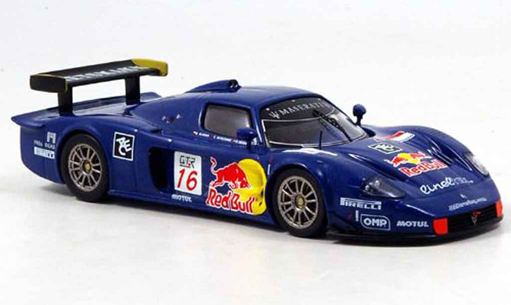 Maserati MC12 1/43 IXO no.16 red bull fia gt monza 2005 modelauto