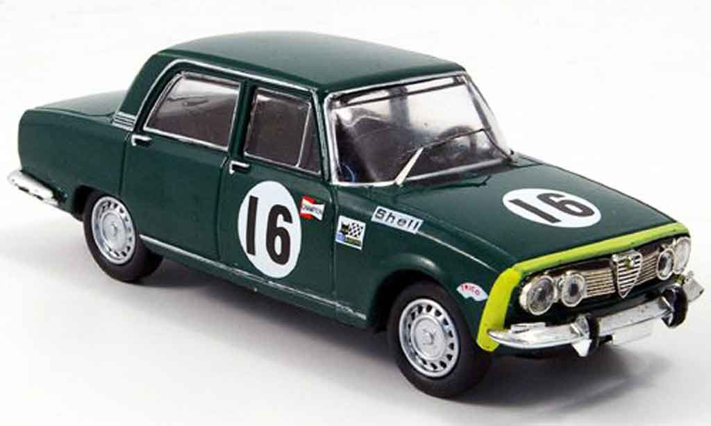 Alfa Romeo 1750 GTV 1/43 M4 GTV sedan no.16 24h spa 1968 modelauto