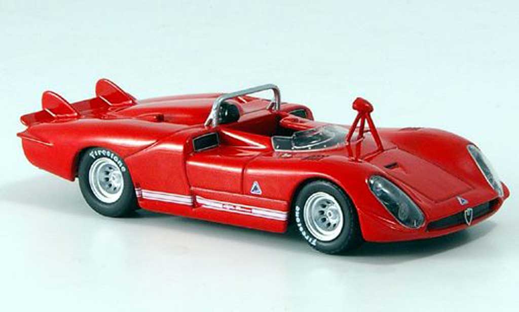 Alfa Romeo 33.3 1970 1/43 M4 1970 Spyder Le Mans rood modelauto