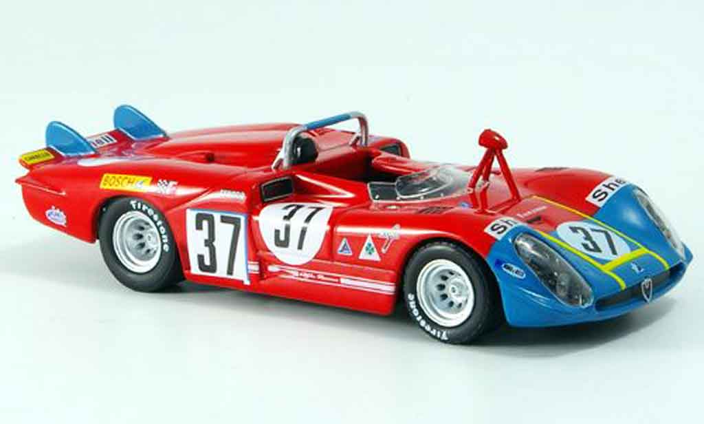 Alfa Romeo 33.3 1970 1/43 M4 1970 no.37 hezemans gregory 24h le mans modelauto