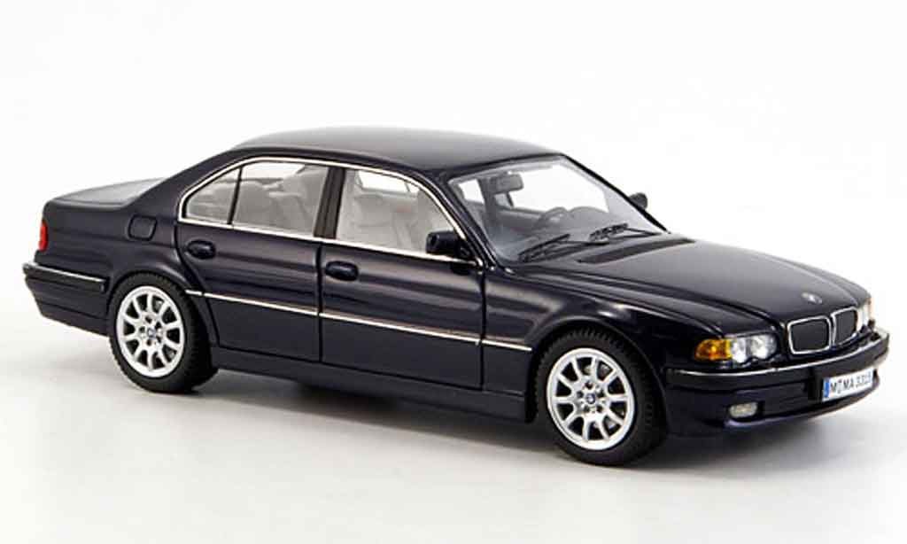 Bmw 740 E38 1/43 Neo E38 i blauw 2000 modelauto