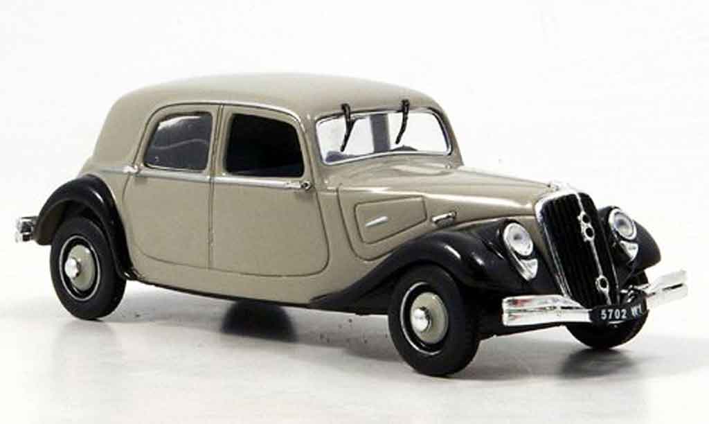 Citroen Traction 22 1/43 Eagle 22 sedan grijs zwart 1934 modelauto