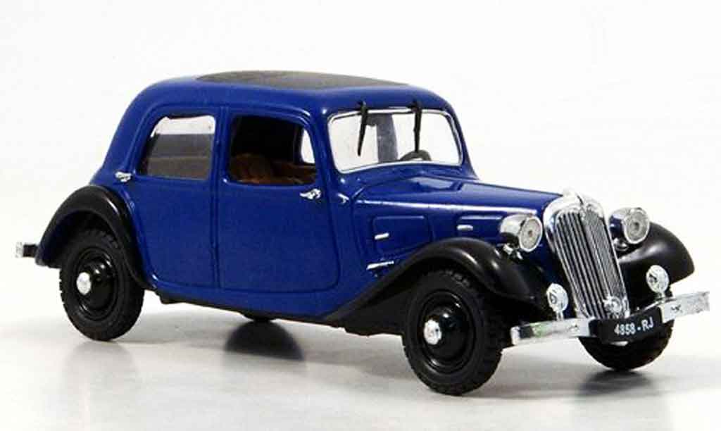 Citroen Traction 7 1/43 Eagle 7 a blauw zwart 1934 modelauto